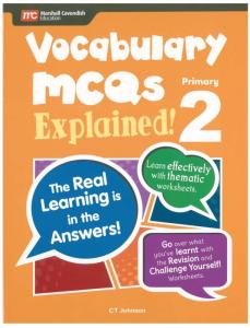 Vocabulary MCQs Explained Primary 2