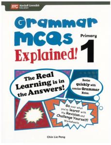 Grammar MCQs Explained! Primary 1