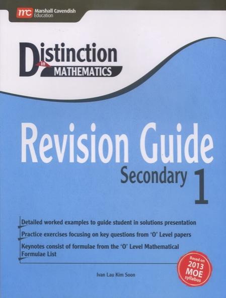 Distinction in Mathematics Revision Guide Secondary 1