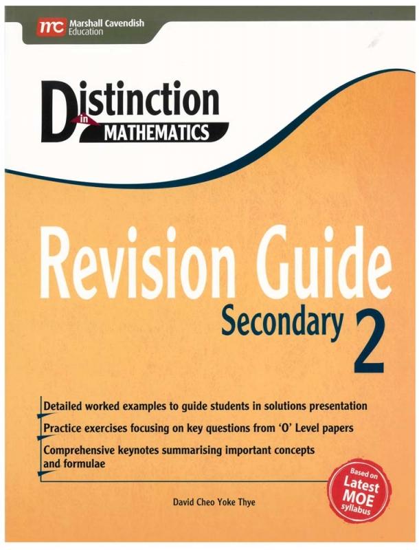 Distinction in Mathematics Revision Guide Secondary 2