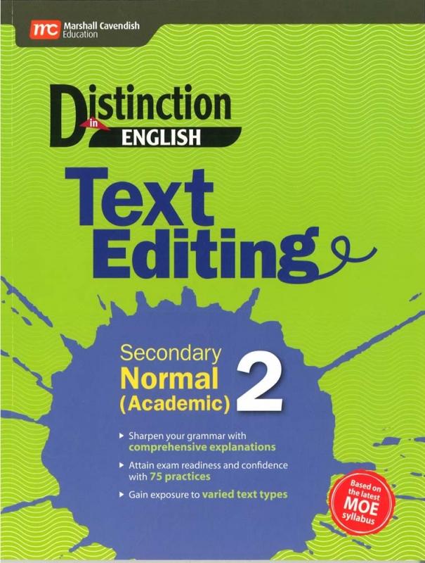 Distinction in English Text Editing Sec.2