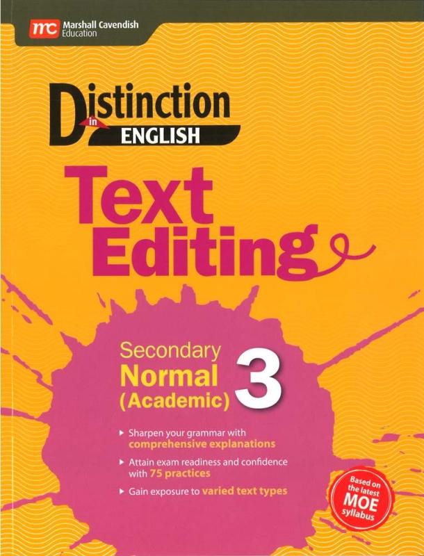 Distinction in English Text Editing Sec.3